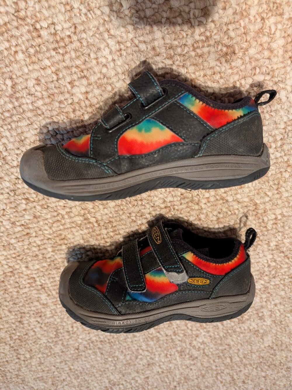 Keen toddler shoes, size 12T. Tie dye. Multi color. - Picture 4 of 11